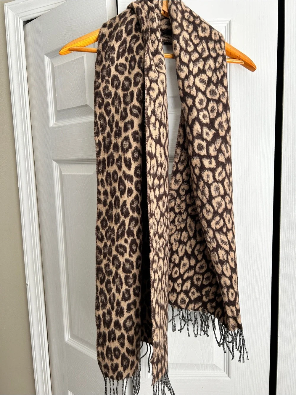 J Crew Leopard Scarf